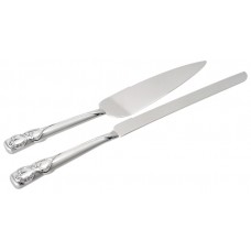 "Hearts" Cake Server 2 knife Set